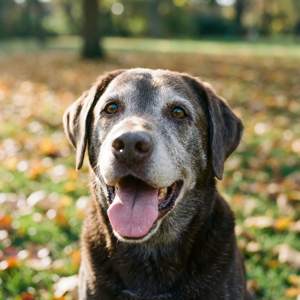 Marley the dog, more alert and responsive after NeuroChew